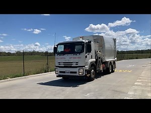 Brisbane garbage trucks returning to the depot