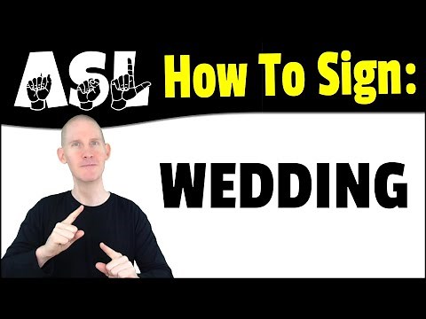 How To Sign WEDDING in ASL | American Sign Language Lessons | ASL Basic Signs Beginners