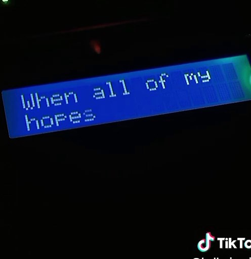 Arduino LCD Project: When She Cries by Restless Heart