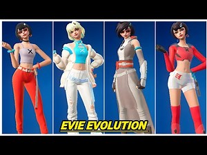 All Evie Skins Showcase & Comparison in Fortnite Full Set (2019 – 2025)