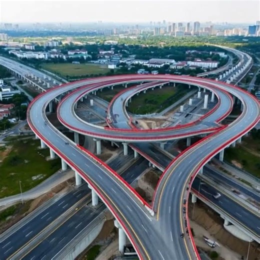 This Insane Circle Bridge Was Built and Opened in Seconds #shorts #construction #architecture