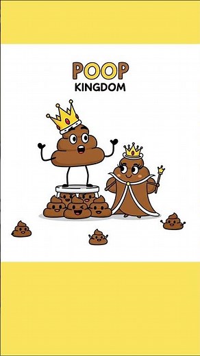 The Poop King and His Queen 👑💩 Funny Animation