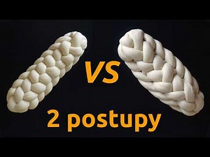 KTERÁ JE JEDNODUŠŠÍ? Pletení vánočky z 8 pramenů