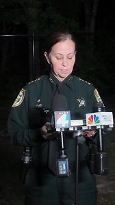 Sheriff Michelle Cook provides an update regarding the deputy-involved shooting on Indian Trail in Keystone Heights. | Clay County Sheriff's Office, Florida