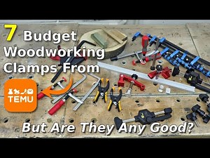 Are These Budget Clamps from TEMU Worth It? | 7 Woodworking Clamps Tested!