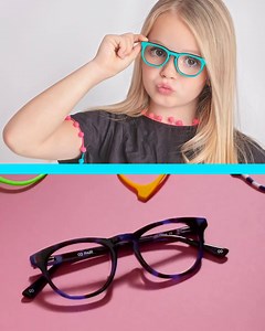 1.1K views · 1K reactions | "My daughter is 6 and loves the color swapping!" - Erica L Skip the optometry store with our 30 day risk-free trial period and glasses at your door in under 1 week.  Includes Free Prescription Lenses " | Pair Eyewear | Facebook