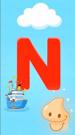 Letra N - Aprenda Brincando | Alfabeto Infantil Divertido