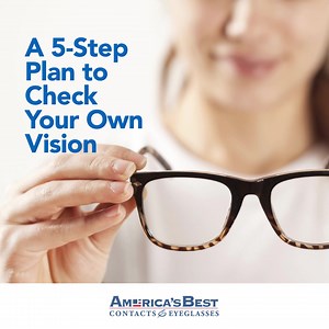 1.7K views · 15 reactions | The 15-second vision test you can do right now — and again every week | America's Best Eyecare + Eyewear | Facebook