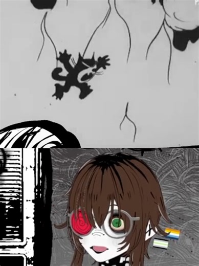 Exploding horse, but evil! #vtuber #vtuberclips #horrorvtuber #smallstreamer #felixthecat #oldcartoon #lgbtqiaplus