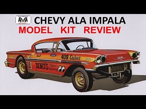 ’58 Chevy Ala Impala 1:25 Scale AMT 1301 -Model Kit Build & Review
