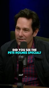 I was blown away by this Paul Rudd and Conan mention. So honored. Shameless repost from Conan O’Brien needs a friend 🤣 | Pete Holmes