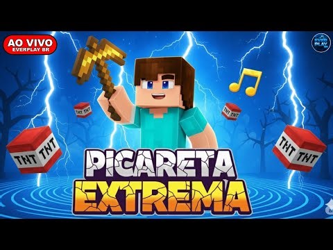 🔴MINECRAFT FALLING PICKAXE | CHAT CONTROL!