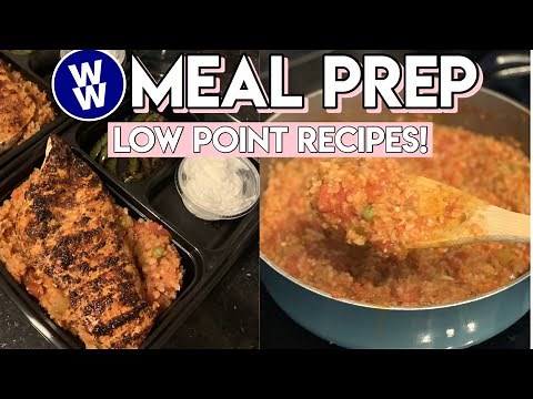 WW MEAL PREP | WW LOW POINT MEALS & RECIPES! (POINTS FOR ALL PLANS ON WEIGHT WATCHERS)