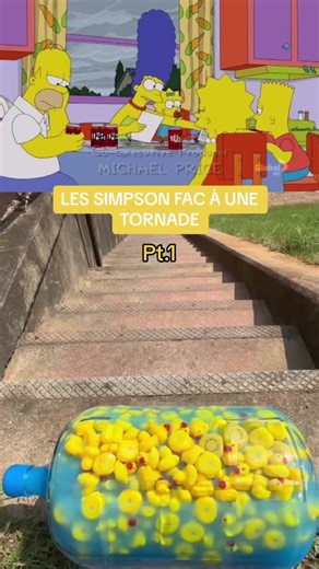 Les Simpson face à une tornade - Pt.1