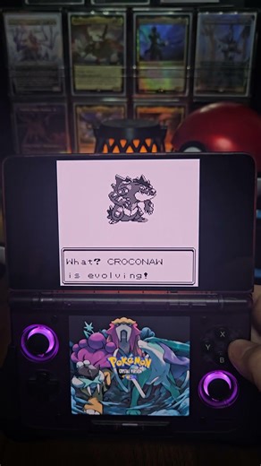 Pokémon Crystal (GBC) – Croconaw Evolves Into Feraligatr 🐊💥 #pokemon #cozygaming #retrogaming