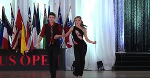 15-Year-Old Boy Grabs Dance Partner’s Hand To Perform — Has Crowd Wild With World Champion Swing Routine