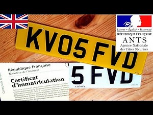 Registering an English vehicle with ANTS