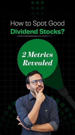 ET Money on Instagram: "How to spot good dividend stocks? Here are the 2 metrics. . . . #stocks #investments #wealthmanagement"