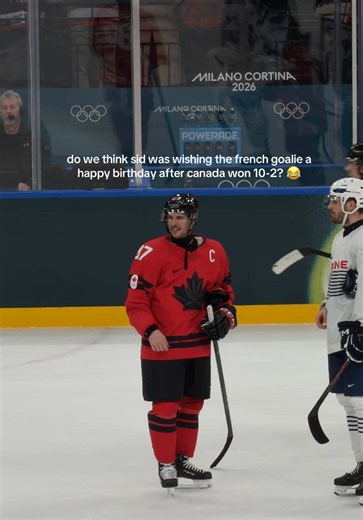 any lip readers who can decode what sid said? 🇨🇦 @Team Canada @Milano Cortina 2026 @NHL Europe