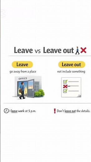Leave vs Leave Out: The Most Confusing Terminology in Science