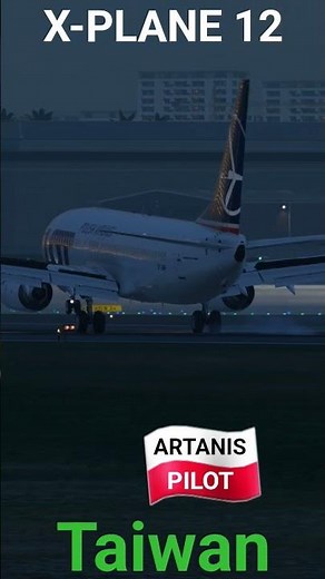 🛬🔥❗Doskonałe lądowanie Polskiego Pilota w Tajwanie
