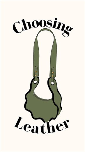 Ruti Thalia | Beginner bag making on Instagram: "How to choose leather that you can sew at home  Make sure to save this video for later! Bag making, sewing leather, home sewing, tutorial."