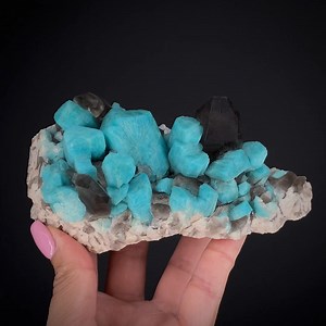 2.6K views · 270 reactions | Microcline var. Amazonite with Smoky...