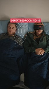 Sharing a bed doesn’t always mean sharing good sleep. 😅 From snoring to late-night scrolling, we’ve all been there. Manta SOUND Sleep Mask blocks it all out with total blackout comfort, so you both wake up happy and refreshed. 💕 Sleep better, love better, and get 10% Off today. 👇 | Manta Sleep