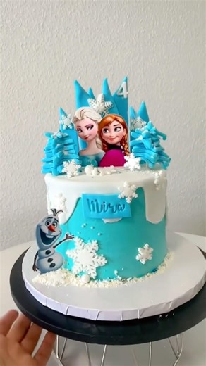 Elsa Anna frozen cake #cake #frozen #disney #cake #trending #shorts