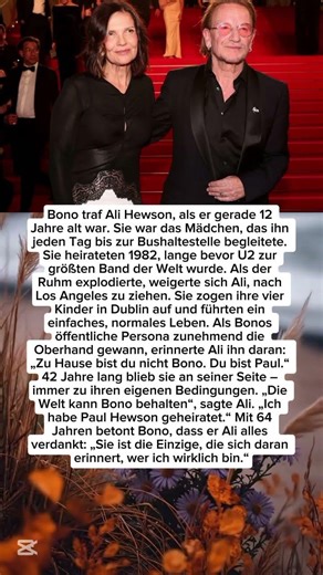 Bono und Ali Hewson: 42 Jahre Liebe