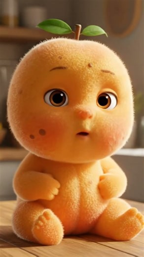 Super Adorable Peach Baby Laughing! 🍑👶 #Shorts