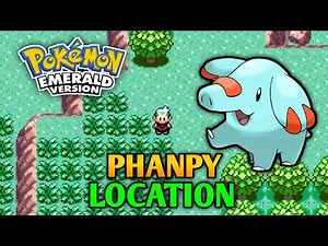 How To Catch Phanpy In Pokemon Emerald - Phanpy Location