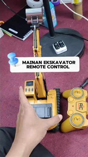 Don't be surprised by the price, because this remote control excavator is currently on sale #exca...