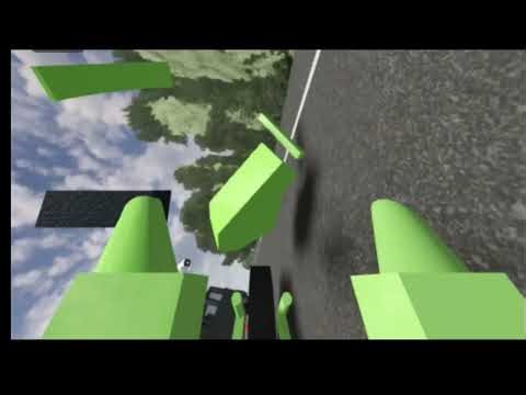 GoPro footage of a man getting rear ended