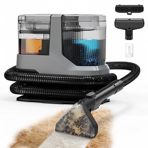 OMESER Portable Spot Cleaner for Carpet Upholstery Car, 17Kpa/600W Pet Stain Deep Cleaning Machine