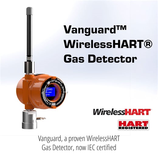 Vanguard WirelessHART® Fixed Point Gas Detector