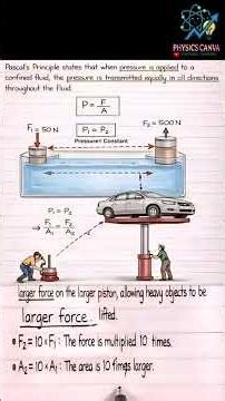 🛑Pascal's Principle Explained very easiest way🤔#physicscanva#mechanics#11-12physics#trending #viral