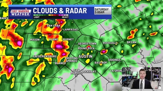 11K views · 43 reactions | Ping pong ball sized hail heading for southwestern Gillespie County. Here's a look at the new arrival time of storms into the Austin metro counties and beyond. -Chief Meteorologist Nick Bannin | KXAN News | Facebook