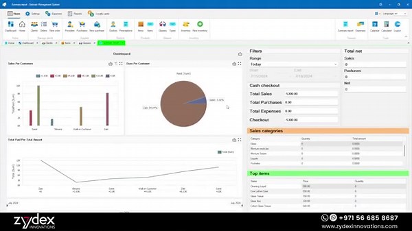 Zydex Innovations – Complete Optical Shop Management Software | Inventory, POS & Appointments
