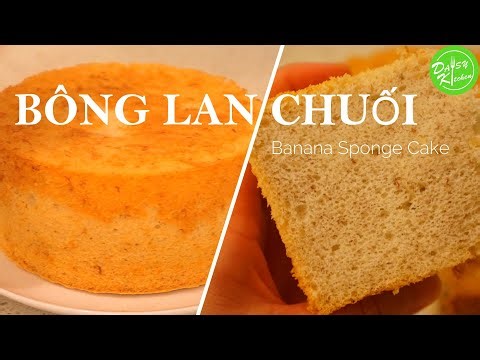 Cách Làm Bánh Bông Lan Chuối Mềm Ẩm, Bông Xốp | Best Banana Cake Recipe | Daisy Kitchen
