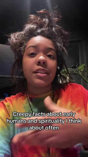 Where all all my spiritual friends at? Also I look soooo hippie tn omg #witch #spiritualtok #creepyhistory #funfacts #humanhistory