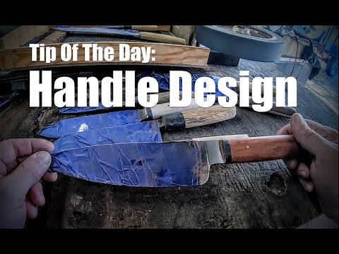 Knife Handle Design: Tip Of The Day, Ergonomics | Blade User Interface