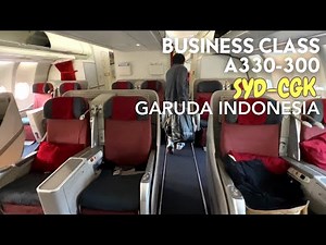 GARUDA INDONESIA BUSINESS CLASS SYDNEY TO JAKARTA FULL REVIEW