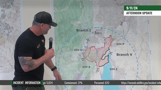 Here is an afternoon update from the #DavisFire Fire Behavior analyst and Operations Section Chief for today, Wednesday, September 11, 2024 | U.S. Forest Service-Humboldt-Toiyabe National Forest