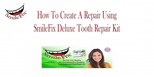 Watch SmileFix Deluxe Tooth Repair Kit Demonstration on Amazon Live