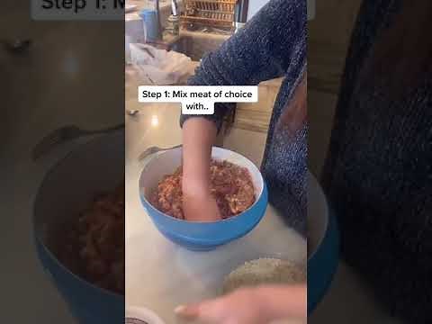 How to make meatballs 🍝👌🏻