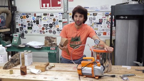 Resin Stabilizing Wood Blanks: Vacuum Chamber & Dema Woodshop Techniques