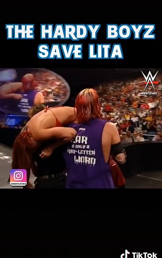 The Hardy Boyz Save Lita - WWE Wrestlers Wrestlemania Moment