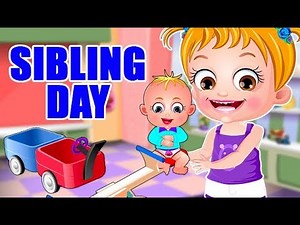 Baby Hazel Siblings Day | Fun Game Videos By Baby Hazel Games