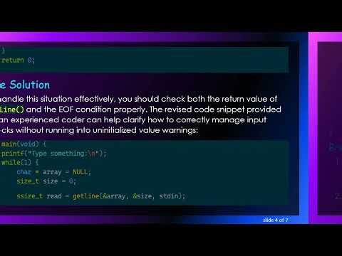 How to Properly Check for EOF with getline() in C